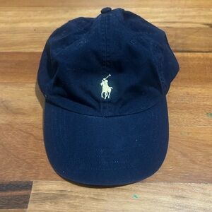 Men’s Ralph Lauren hat navy and baby yellow